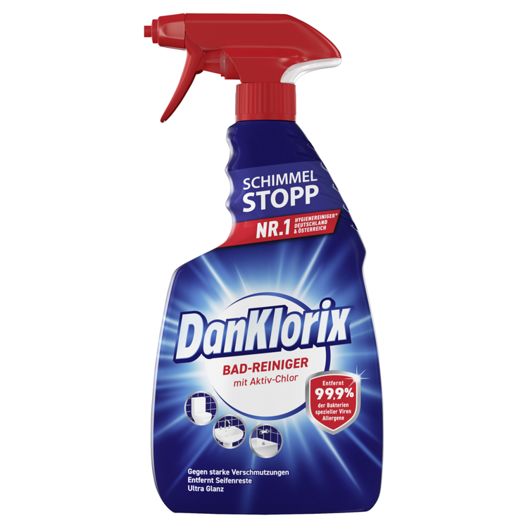 DanKlorix Bad-Reiniger mit Aktiv-Chlor